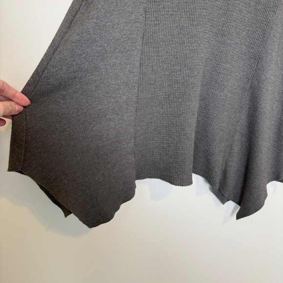 T.la Anthropologie Ribbed Thermal Mock Turtleneck Tunic Top XS - Picture 5 of 11